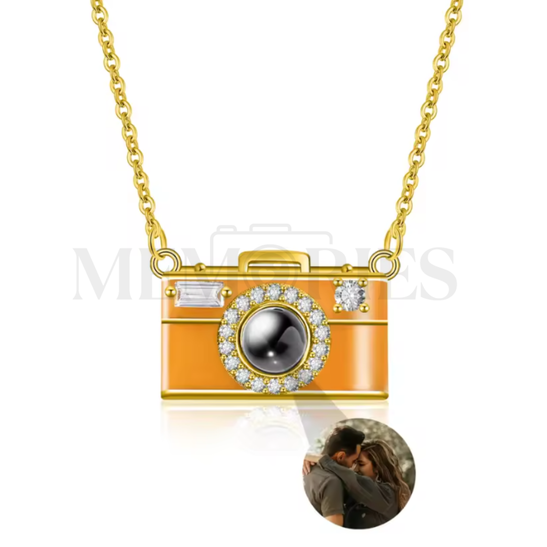 Collar cámara con proyección de foto personalizada