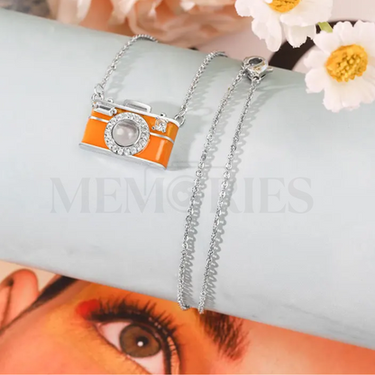 Collar cámara con proyección de foto personalizada