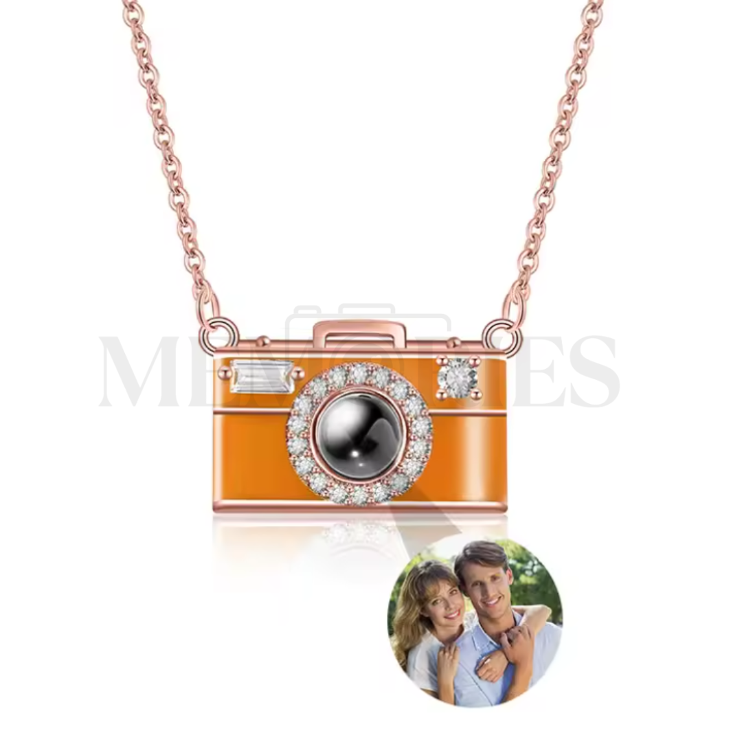 Collar cámara con proyección de foto personalizada