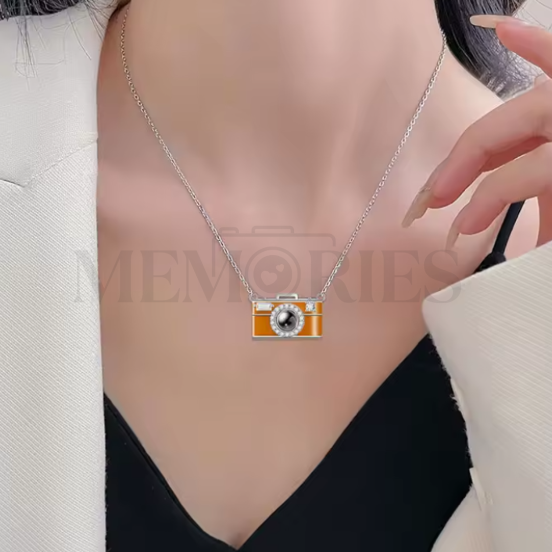 Collar cámara con proyección de foto personalizada