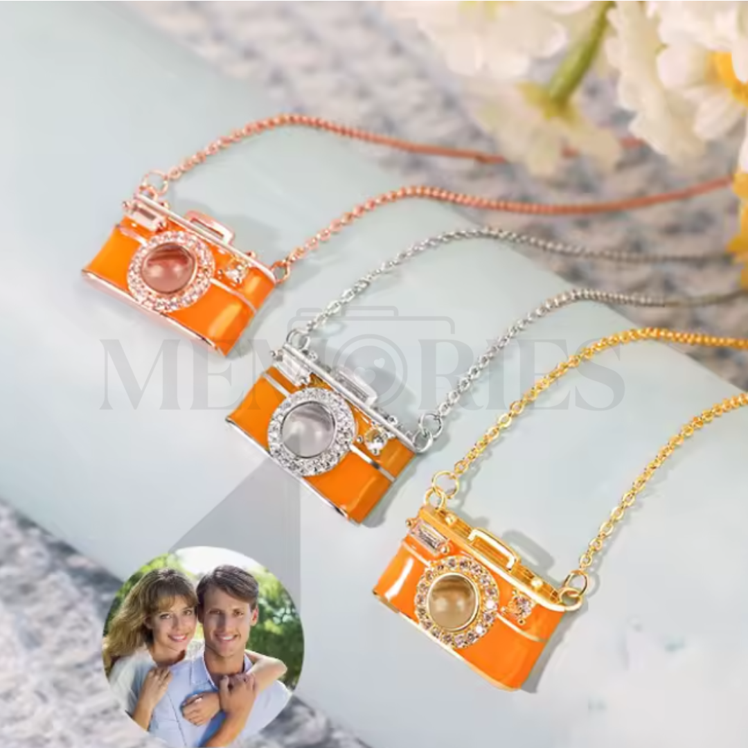 Collar cámara con proyección de foto personalizada